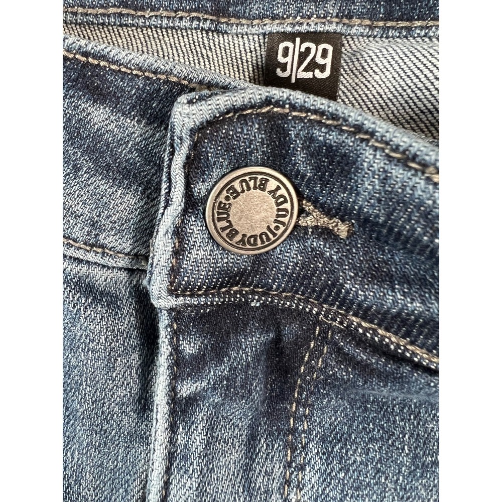Judy Blue Jeans Womens 9/29 28x31 Blue Slim Bootcut Denim Stretch Tummy Control - Picture 8 of 12